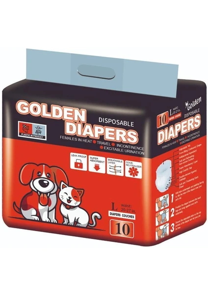 Diapers Köpek Alt Bağlama Bezi Large