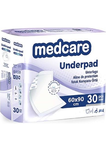 Bebek Bakım Örtüsü 60X90 cm 30 Lu