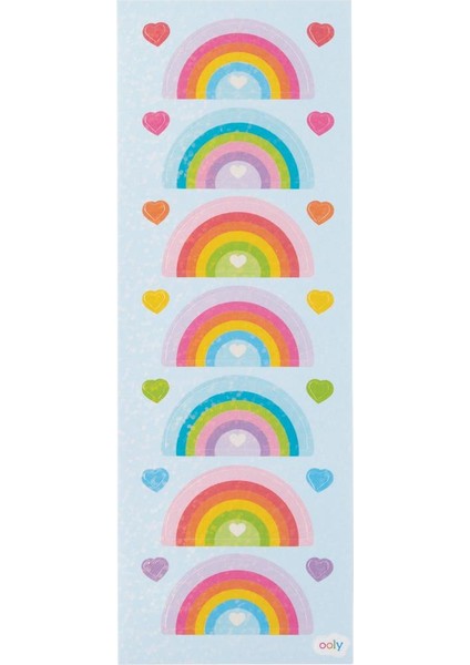 Ooly Stickiville Çıkartmalar - Rainbow Love modelleri