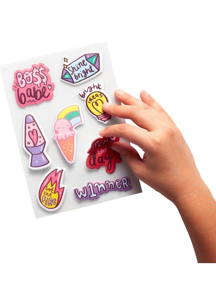 Ooly Sticker Stash Çıkartma Seti - Girl Boss