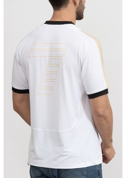 Erkek Pamuklu Regular Fit Kısa Kollu Beyaz T-Shirt 3Lpt40 Pjeyz-1100 modelleri