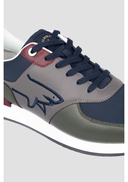 Erkek Deri Rahat Taban Günlük Kullanım Yeşil Sneaker 12318010-089 fırsatları