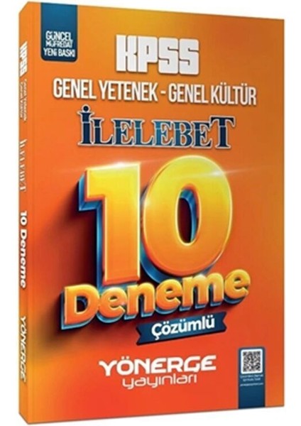 Kpss Genel Yetenek Genel Kültür Ilelebet 10 Deneme fiyatları