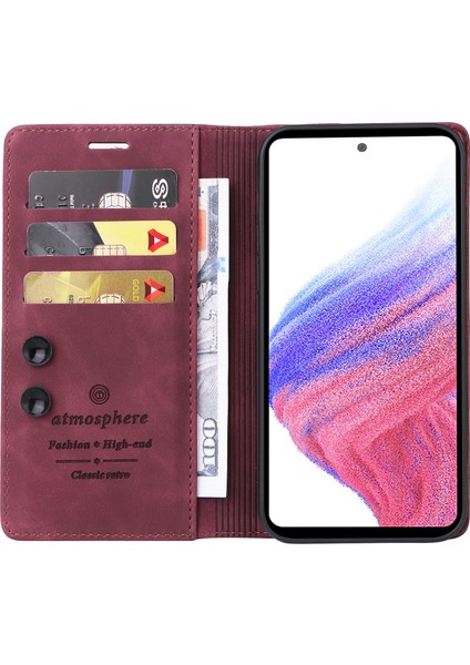 Samsung Galaxy A33 5g Pu Deri Telefon Cüzdan Kapağı (Yurt Dışından)