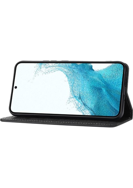 Samsung Galaxy A25 5g Dokuma Doku Pu Deri Stand Telefon Cüzdan Kapağı Kayış (Yurt Dışından) modelleri
