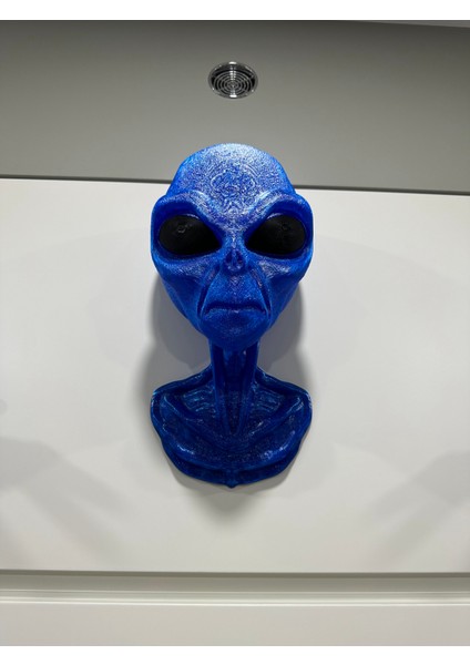 KemX3D Alien Uzaylı Duvar Dekorasyonu Veya Kulaklık Tutucu