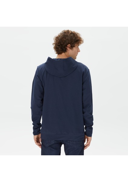 Nautıca Erkek Lacivert Standart Fıt Uzun Kollu Sweatshırt KE37650T.4NV