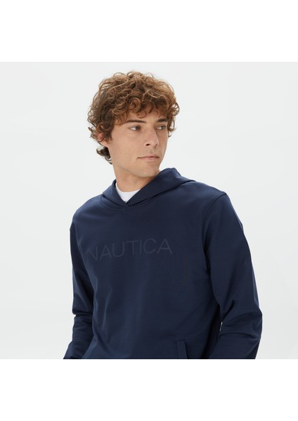 Nautıca Erkek Lacivert Standart Fıt Uzun Kollu Sweatshırt KE37650T.4NV