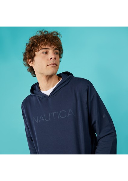 Nautıca Erkek Lacivert Standart Fıt Uzun Kollu Sweatshırt KE37650T.4NV