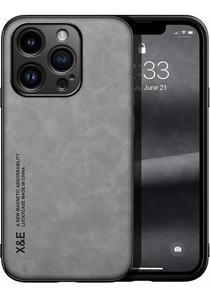 Apple iPhone 14 Plus Cilt Hissi Manyetik Emme Cep Telefonu Kılıfı (Yurt Dışından)