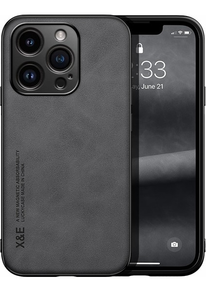 Apple iPhone 13 Pro Max Cilt Hissi Manyetik Emme Cep Telefonu Kılıfı (Yurt Dışından)