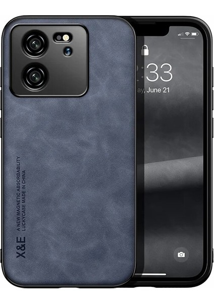 Xiaomi 13T Pro Cilt Hissi Manyetik Emme Cep Telefonu Kılıfı (Yurt Dışından)