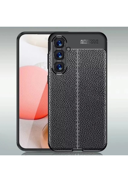 Samsung Galaxy S24 Ultra Işletme Deri Deseni Silika Jeli Cep Telefonu Kılıfı (Yurt Dışından)