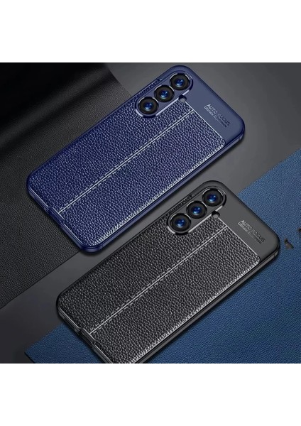 Samsung Galaxy S24 Ultra Işletme Deri Deseni Silika Jeli Cep Telefonu Kılıfı (Yurt Dışından)