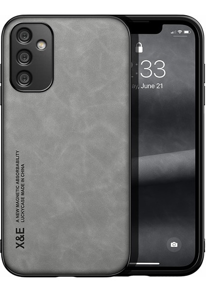 Samsung Galaxy M32 Cilt Hissi Manyetik Emme Cep Telefonu Kılıfı (Yurt Dışından)