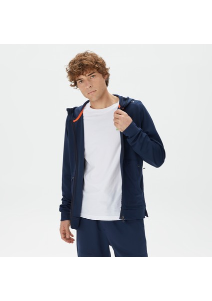 Nautıca Erkek Lacivert Standart Fıt Kapüşonlu Sweatshırt K37237T.4NV