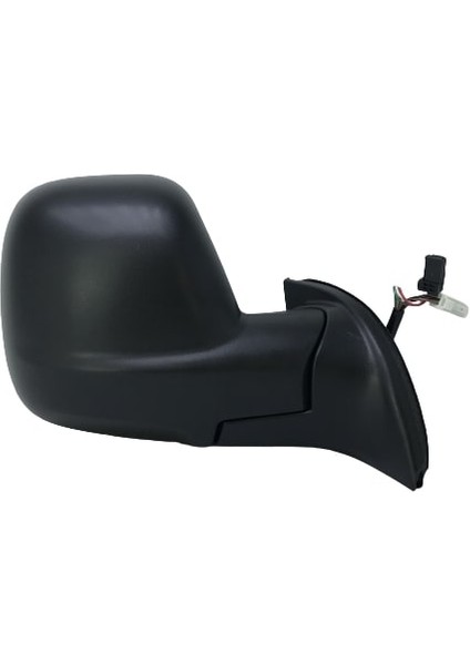 Dış Dikiz Aynası Peugeot Partner Tepee, Citroen Berlingo 2013-2018 Elektrikli, Isıtmalı, Sensörlü, Manuel Katlanır, Siyah Kapak, 7 Pin, 2 Soket