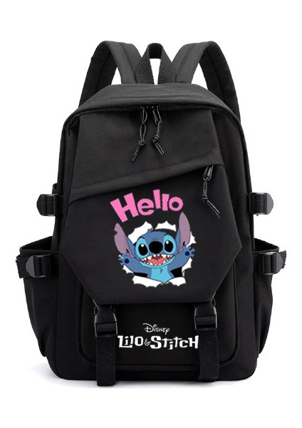 Lilo ve Stitch Stitch Okul Çantası Erkek ve Kız Öğrenci Sırt Çantası (Yurt Dışından)