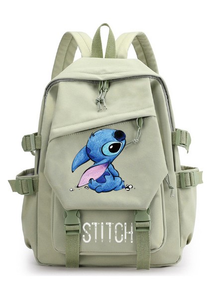 Lilo ve Stitch Stitch Okul Çantası Erkek ve Kız Öğrenci Sırt Çantası (Yurt Dışından)