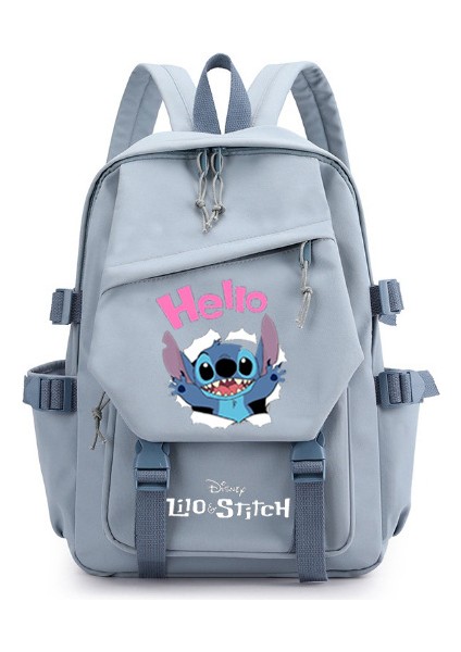 Lilo ve Stitch Stitch Okul Çantası Erkek ve Kız Öğrenci Sırt Çantası (Yurt Dışından)