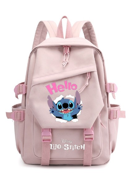 Lilo ve Stitch Stitch Okul Çantası Erkek ve Kız Öğrenci Sırt Çantası (Yurt Dışından)