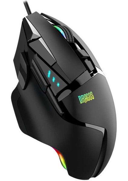 XM92 20000 Dpı Kablolu Siyah Rgb Oyuncu Mouse
