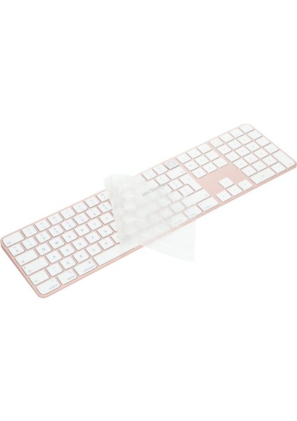 Mcstorey Apple Magic Keyboard-3 A2520 Numeric ile Uyumlu Silikon Klavye Kılıfı