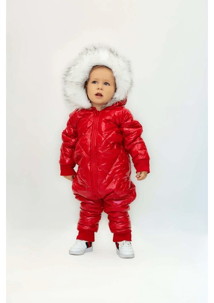 Ares Kids Fashion Kar Tulumu Siyah Suya Dayanıklıdır