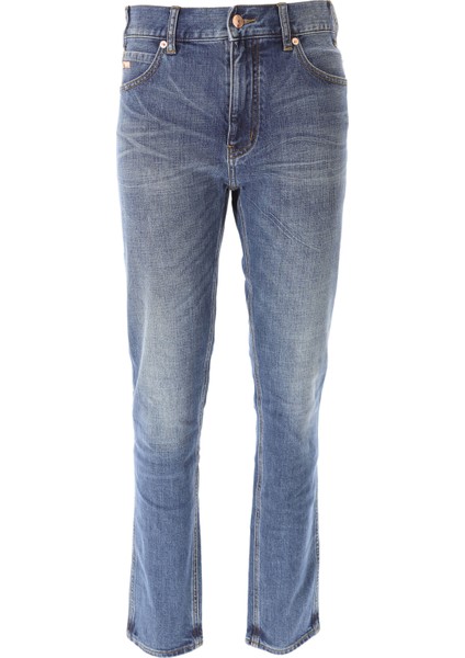 Emporio Armani Erkek Denim Kumaş Normal Bel Düz Model Mavi Jeans 6R1J16 1DRGZ-0942