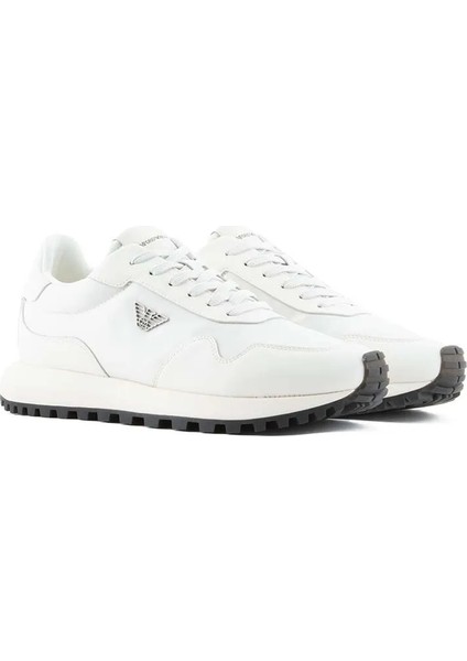 Erkek Bağcıklı Marka Logolu Spor Stil Beyaz Sneaker X4X630 XN877-M801 fiyatları