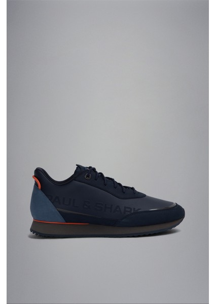 Paul Shark Erkek Marka Logolu Rahat Taban Bağıcıklı Lacivert Sneaker 13318002-050