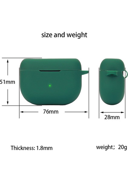 Jabra Elite 8 Aktif Anti-Drop Kulaklık Kılıfı Yumuşak Silikon Kapak Tokalı (Yurt Dışından) indirimleri