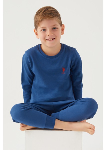 Erkek Çocuk Ikili Takım Koyu Indigo modelleri