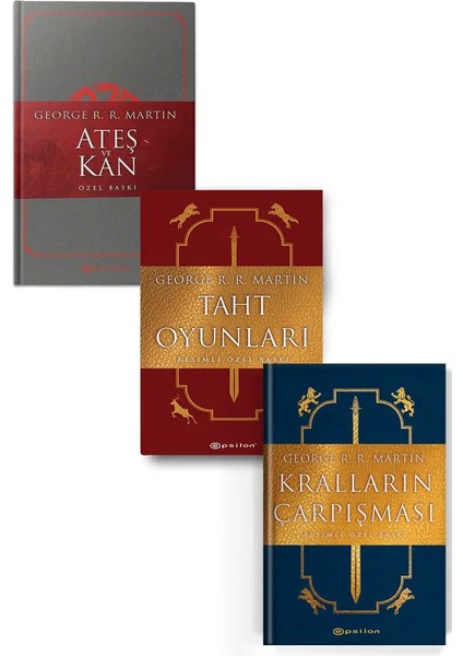 Taht Oyunları - Kralların Çarpışması - Ateş ve Kan - 3 Kitap - George R.R. Martin