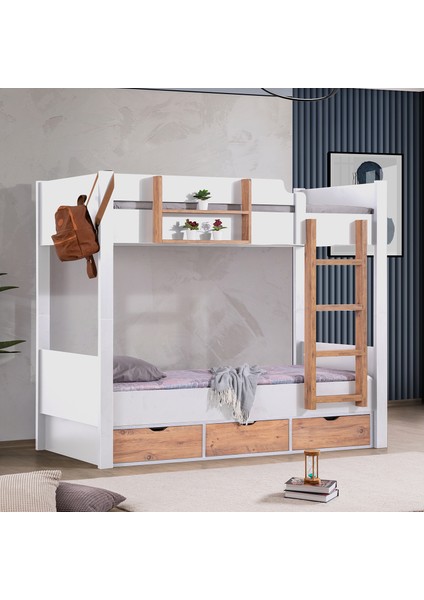 Ranza, Asya Ayrılabilir Çekmeceli Ranza + 2 Comfort Yatak