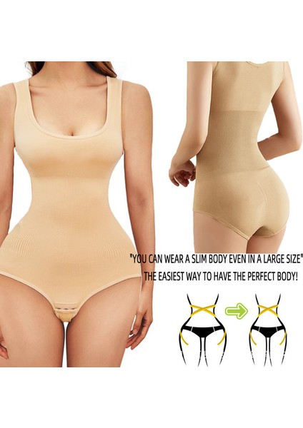 Shapewear, Kalça Kaldırma, Sıkı Oturan, Karın, Tek Parça, Artı Boyutu (Yurt Dışından)