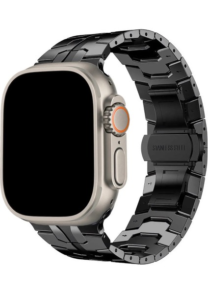 Apple Watch Uyumlu 42/44/45/49 mm Riot Loop Çelik Kordon