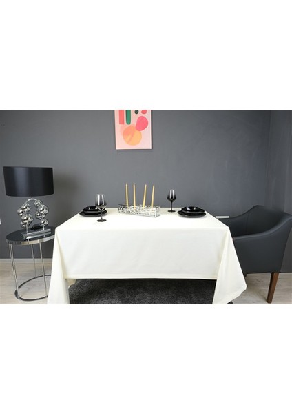 Trill Masa Örtüsü Krem