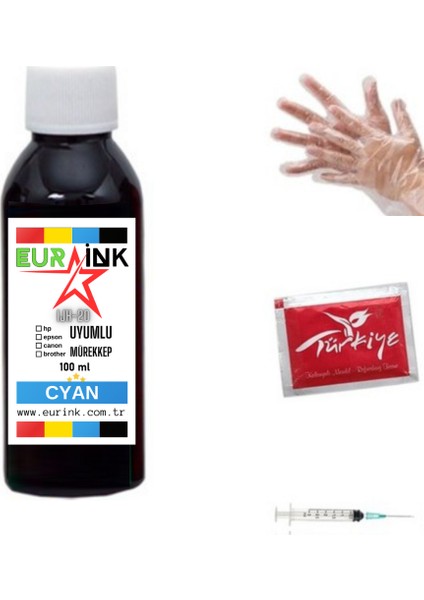 Canon Pixma G2415 Uyumlu Mürekkep 100ML Mavi