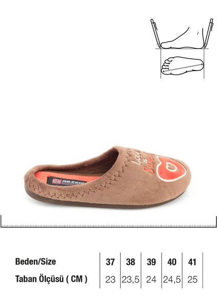 Kışlık Kadın Nakışlı Ev Bahçe Terlik fiyatları