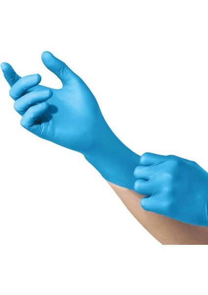 Mavi Nitril Eldiven Small 100’LÜ 20 Paket 2000 Adet fiyatları