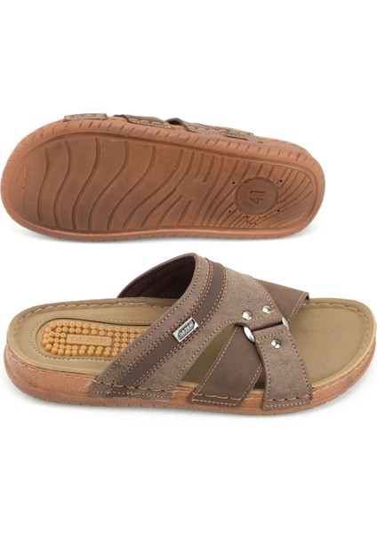 Yazlık Erkek Suni Deri Pu Taban Rahat Günlük Terlik indirimleri