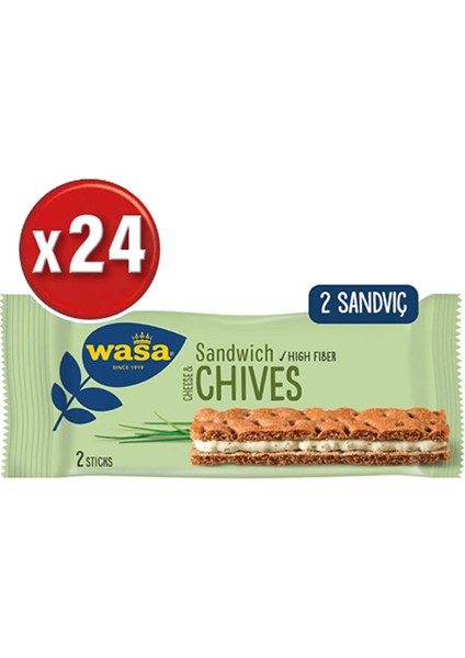 Sandwich Cheese & Chives 37 gr x 24 Adet (1 Koli)