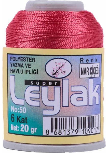 Mlvx Oya ve Dantel Ipi 20 gr Nar Çiçeği Blsm