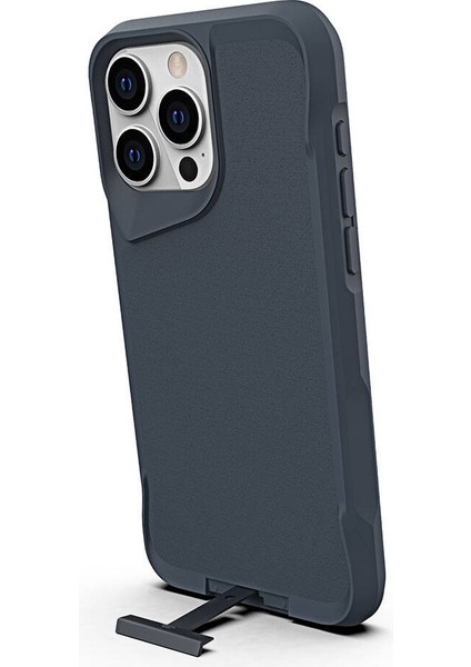 Apple iPhone 15 Pro Kılıf Airbag Kenarlı T-Max Mat Standlı Kapak Gri fiyatları