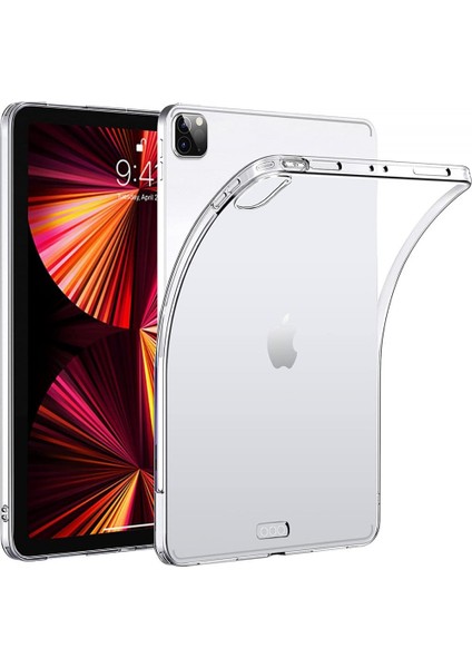 Apple iPad Pro 11 2022 4.nesil M2 Çipli Kılıf Yıkanabilir Evo Tablet Süper Soft Silikon (Model A2759,A2435,A2761)