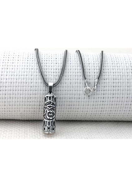 Hüseyin Yazılı Cevşeni Kebir Dualı 925 Ayar Gümüş Cevşen Kolye