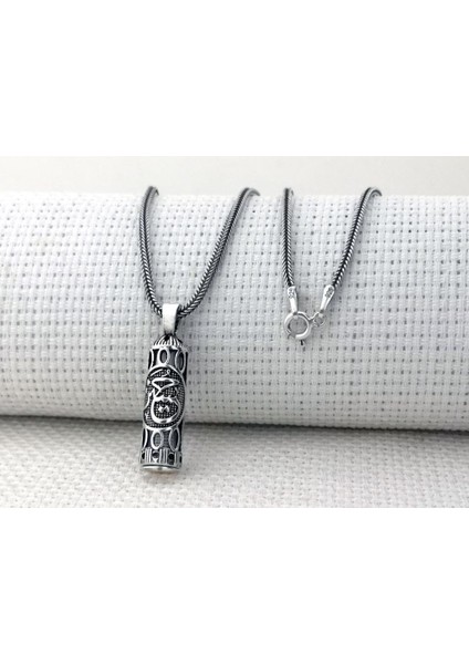 Hüseyin Yazılı Cevşeni Kebir Dualı 925 Ayar Gümüş Cevşen Kolye fiyatları