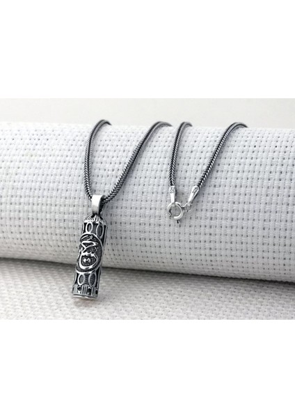 Hüseyin Yazılı Cevşeni Kebir Dualı 925 Ayar Gümüş Cevşen Kolye modelleri