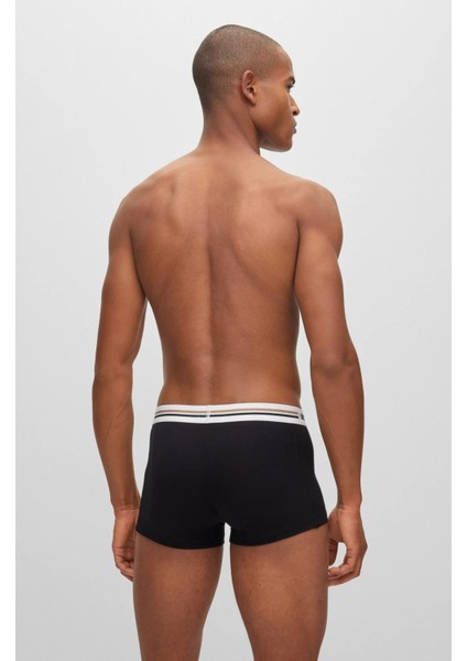 Erkek Marka Logolu Beli Lastikli Siyah Boxer 50492200-001 modelleri